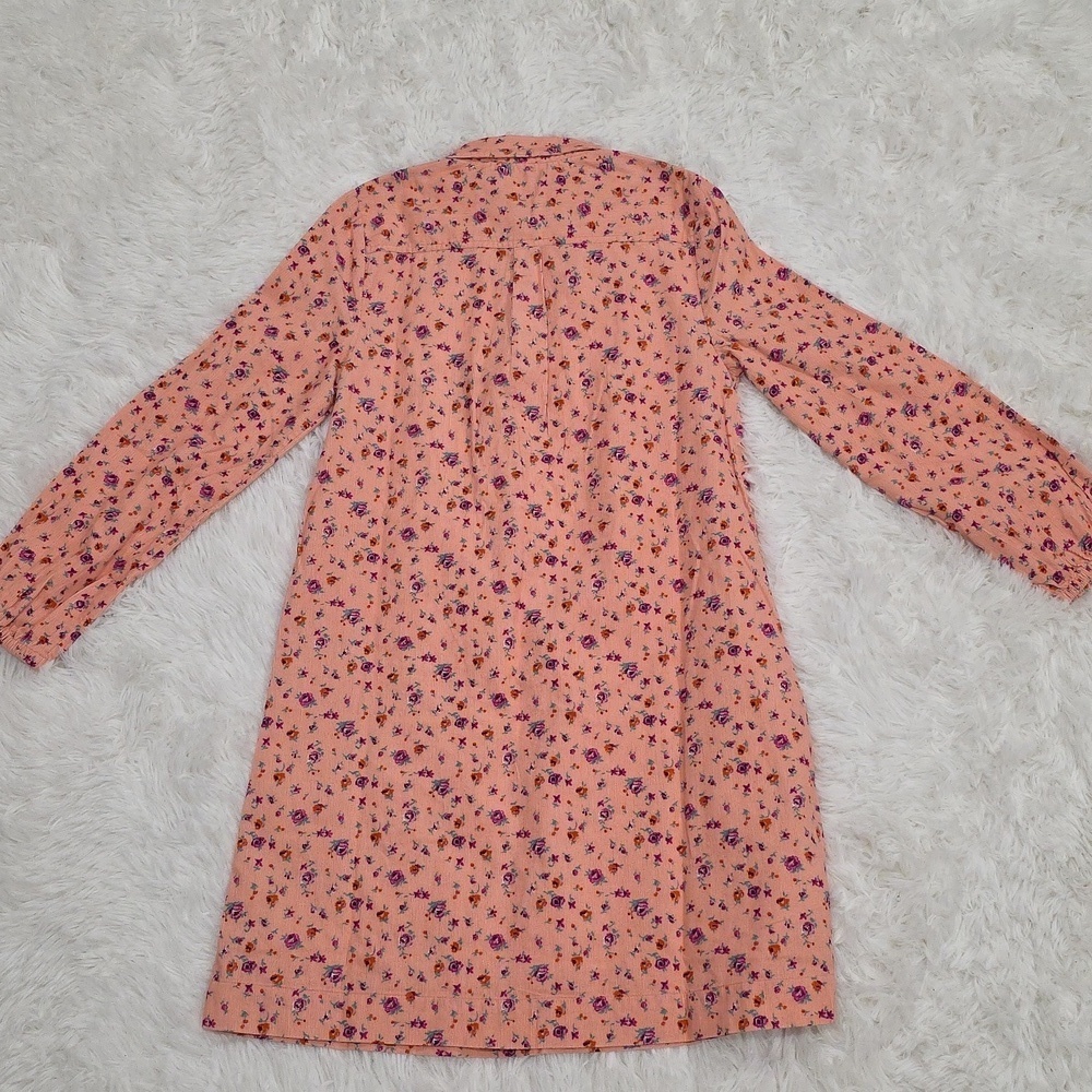 Vineyard Vines- Corduroy Floral Button-Up Dress. Size M (12-14). NWT! - Picture 4 of 5